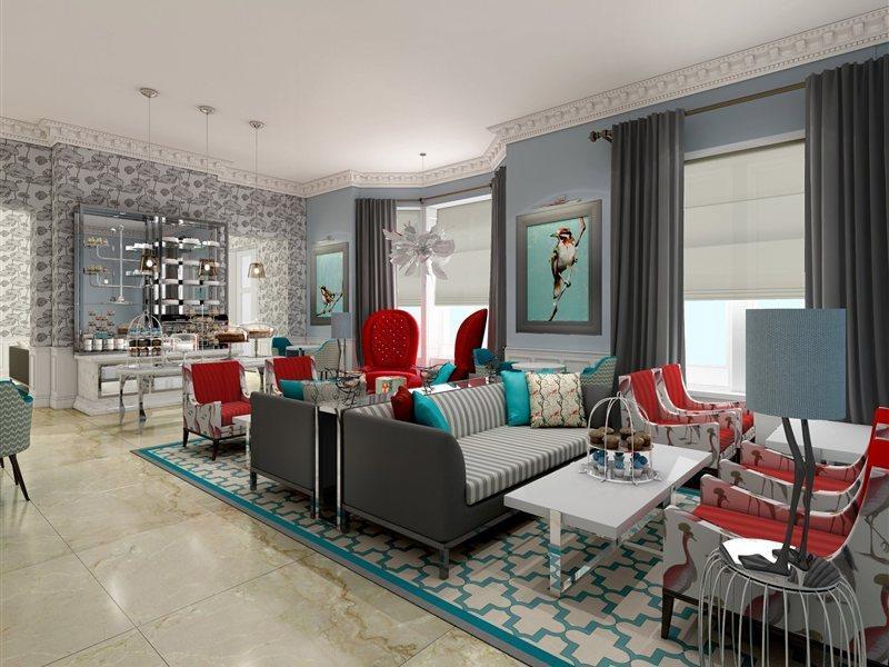 The Ampersand Hotel - Small Luxury Hotels Of The World Лондон Съоръжения снимка 3D interior design