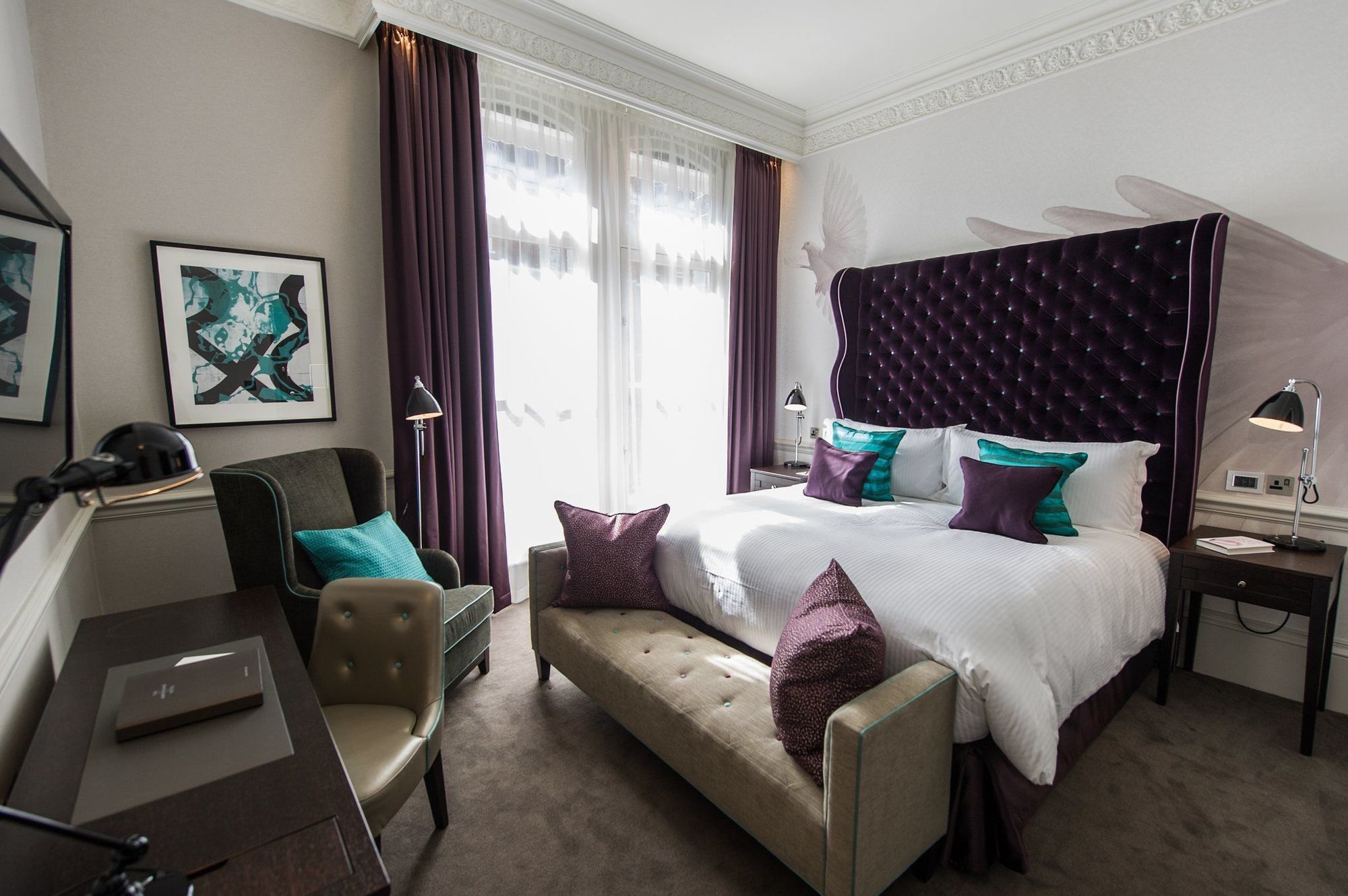 The Ampersand Hotel - Small Luxury Hotels Of The World Лондон Стая снимка